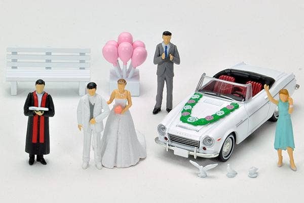 Diocolle 64 # Car Snap 13a: Wedding Tomytec Auto a Escala Diecast - Imagen 5