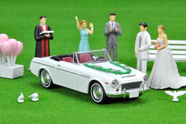 Diocolle 64 # Car Snap 13a: Wedding Tomytec Auto a Escala Diecast - Imagen 7