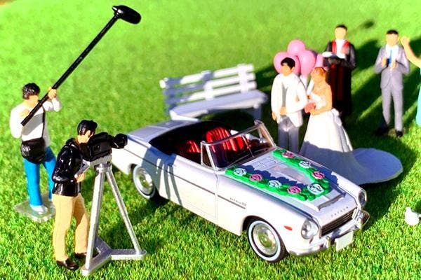 Diocolle 64 # Car Snap 13a: Wedding Tomytec Auto a Escala Diecast - Imagen 11
