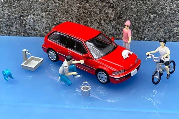 Diocolle 64 #Car Snap 02a Car Wash Tomytec Auto a Escala Diecast - Imagen 7