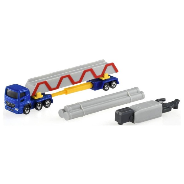 140 Mitsubishi Fuso Super Great Pole Trailer Takara Tomy Auto a Escala Diecast - Imagen 3
