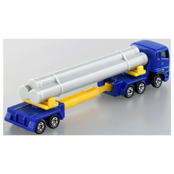 140 Mitsubishi Fuso Super Great Pole Trailer Takara Tomy Auto a Escala Diecast - Imagen 4
