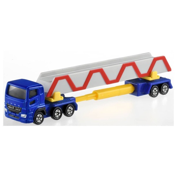 140 Mitsubishi Fuso Super Great Pole Trailer Takara Tomy Auto a Escala Diecast - Imagen 7