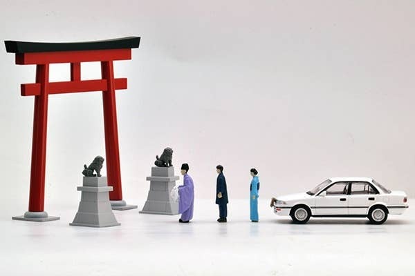 Diocolle 64 #Car Snap 03a Hatsumode (New Year) Tomytec Auto a Escala Diecast - Imagen 2