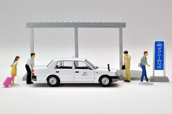 Diocolle 64 # Car Snap 04a: Taxi Stand Tomytec Auto a Escala Diecast - Imagen 3
