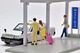 Diocolle 64 # Car Snap 04a: Taxi Stand Tomytec Auto a Escala Diecast miniatura 7
