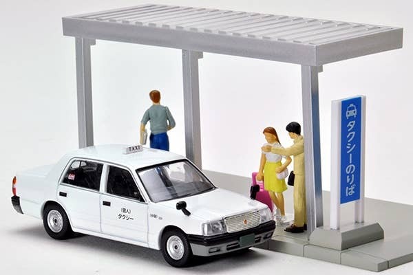 Diocolle 64 # Car Snap 04a: Taxi Stand Tomytec Auto a Escala Diecast - Imagen 8