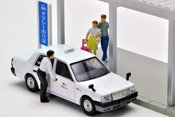 Diocolle 64 # Car Snap 04a: Taxi Stand Tomytec Auto a Escala Diecast - Imagen 10
