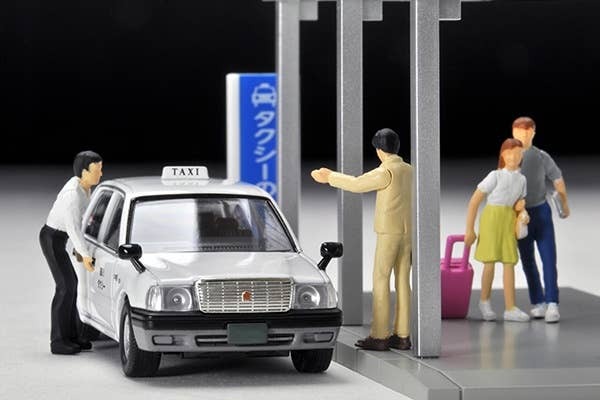 Diocolle 64 # Car Snap 04a: Taxi Stand Tomytec Auto a Escala Diecast - Imagen 11