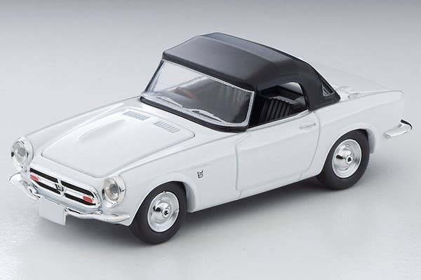 LV-200c Honda S800 Closed Top (White) Tomytec Auto a Escala Diecast - Imagen 2