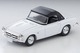 LV-200c Honda S800 Closed Top (White) Tomytec Auto a Escala Diecast miniatura 2