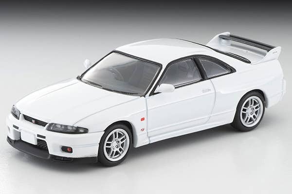 LV-N308c Nissan Skyline GT-R V-spec N1 (White) 1995 Model Tomytec Auto a Escala Diecast - Imagen 2