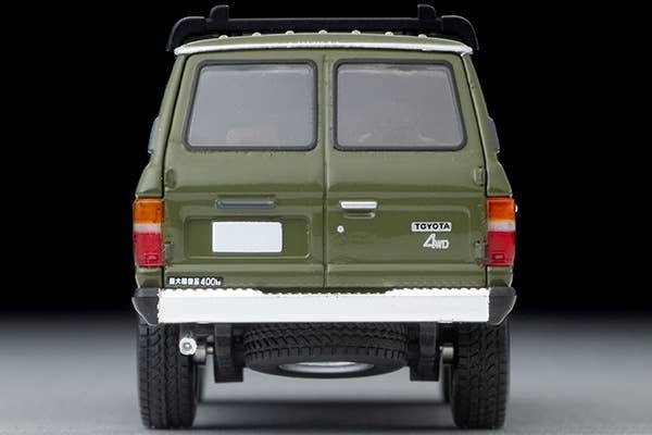 LV-N279e Toyota Land Cruiser 60 (Olive) Canoe With Figure Tomytec Auto a Escala Diecast - Imagen 8