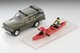 LV-N279e Toyota Land Cruiser 60 (Olive) Canoe With Figure Tomytec Auto a Escala Diecast miniatura 10