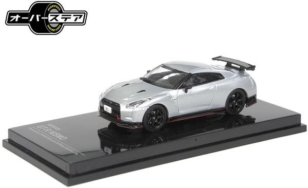 NISSAN GT-R NISMO (2014) Ultimate Metal Silver Oversteer Auto a Escala Diecast - Imagen 3