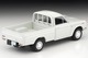 LV-195c Datsun Truck 1300 Deluxe (White) with Figure Tomytec Auto a Escala Diecast miniatura 5