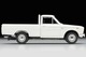LV-195c Datsun Truck 1300 Deluxe (White) with Figure Tomytec Auto a Escala Diecast miniatura 7