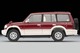 LV-N206b Mitsubishi Pajero Mid Roof Wide VR (Red/Beige) 1996 Tomytec Auto a Escala Diecast miniatura 4