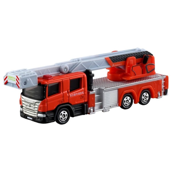 145 Nagoya City Fire Department 30m Class Tip Refraction Ladder Takara Tomy Auto a Escala Diecast - Imagen 2