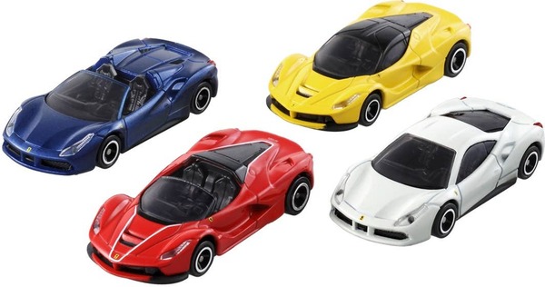 Tomica Ferrari Set Takara Tomy Auto a Escala Diecast - Imagen 2