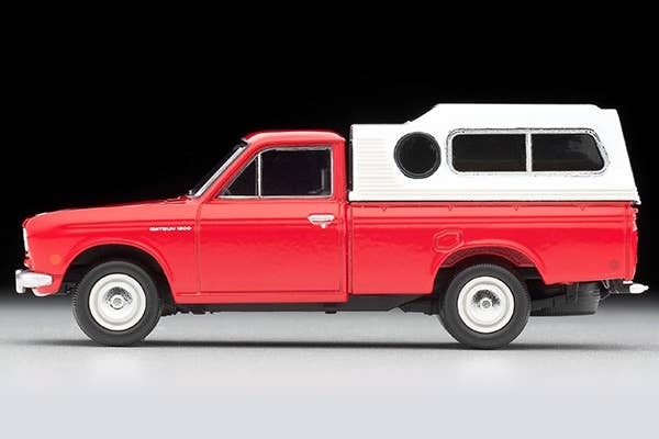 LV-194a Datsun Truck (North American specification) Red Tomytec Auto a Escala Diecast - Imagen 4
