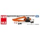 143 Hitachi Construction Machine Takara Tomy Auto a Escala Diecast miniatura 5