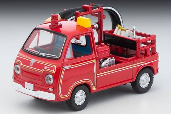 LV-68c Subaru Sambar Pump Fire Engine (with figure) Tomytec Auto a Escala Diecast - Imagen 4