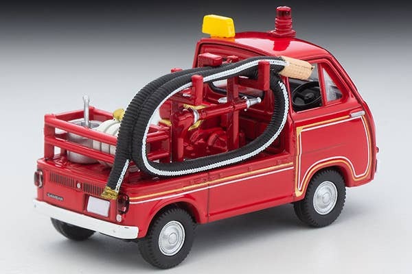LV-68c Subaru Sambar Pump Fire Engine (with figure) Tomytec Auto a Escala Diecast - Imagen 5