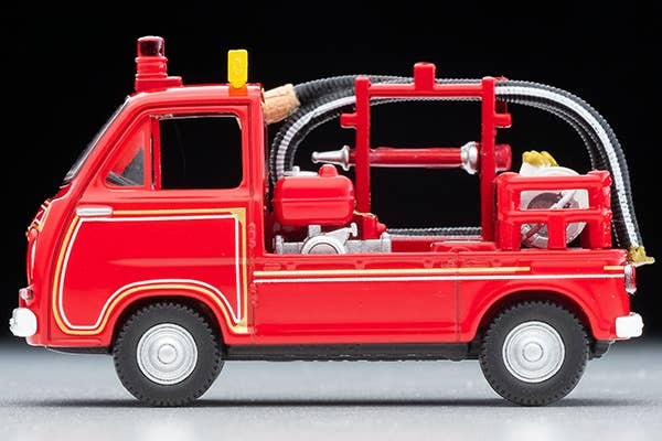 LV-68c Subaru Sambar Pump Fire Engine (with figure) Tomytec Auto a Escala Diecast - Imagen 6