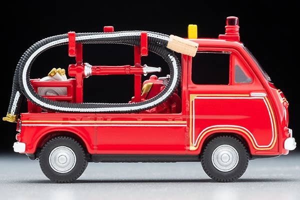 LV-68c Subaru Sambar Pump Fire Engine (with figure) Tomytec Auto a Escala Diecast - Imagen 7