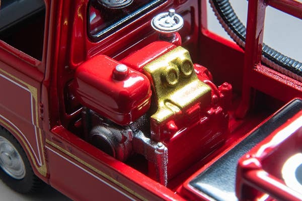 LV-68c Subaru Sambar Pump Fire Engine (with figure) Tomytec Auto a Escala Diecast - Imagen 10