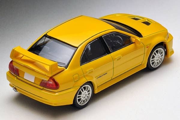 LV-N187A Lancer GSR Evolution V (Yellow) Tomytec Auto a Escala Diecast - Imagen 3