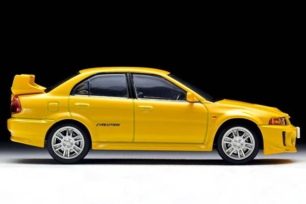 LV-N187A Lancer GSR Evolution V (Yellow) Tomytec Auto a Escala Diecast - Imagen 6