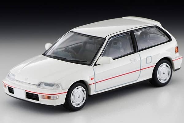 LV-N182B Honda Civic SiR-II (White) Tomytec Auto a Escala Diecast - Imagen 2
