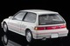 LV-N182B Honda Civic SiR-II (White) Tomytec Auto a Escala Diecast miniatura 5