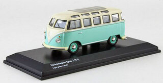 VW Type 2 1961 Light Green White Roof