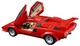 RS Lamborghini Countach LP500S Takara Tomy Auto a Escala Diecast miniatura 5