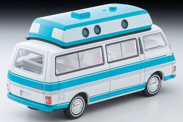 LV-N312a Nissan Caravan Camper (White/Light Blue) 73 Year Tomytec Auto a Escala Diecast - Imagen 3