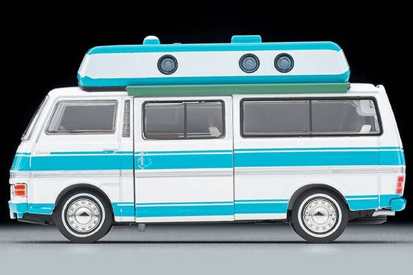 LV-N312a Nissan Caravan Camper (White/Light Blue) 73 Year Tomytec Auto a Escala Diecast - Imagen 4