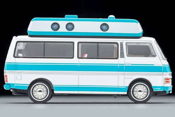 LV-N312a Nissan Caravan Camper (White/Light Blue) 73 Year Tomytec Auto a Escala Diecast - Imagen 5