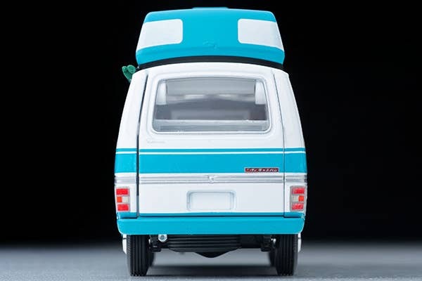 LV-N312a Nissan Caravan Camper (White/Light Blue) 73 Year Tomytec Auto a Escala Diecast - Imagen 7