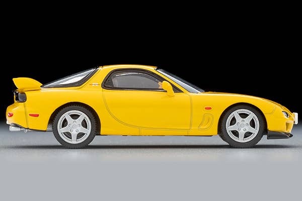 LV-N267d Mazda RX-7 Type R Bathurst R (Yellow) 2001 Model Tomytec Auto a Escala Diecast - Imagen 5