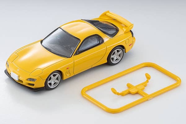 LV-N267d Mazda RX-7 Type R Bathurst R (Yellow) 2001 Model Tomytec Auto a Escala Diecast - Imagen 10