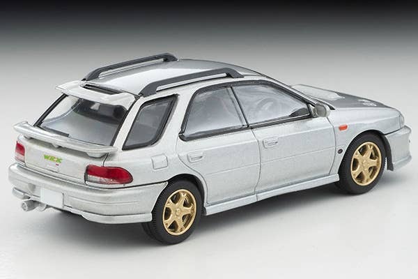 LV-N281c Subaru Impreza Pure Sports Wagon WRX STi Ver.V (Silver) 1998 model Tomytec Auto a Escala Diecast - Imagen 3