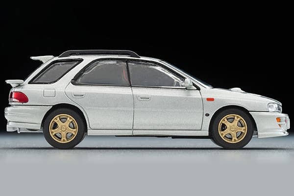 LV-N281c Subaru Impreza Pure Sports Wagon WRX STi Ver.V (Silver) 1998 model Tomytec Auto a Escala Diecast - Imagen 5