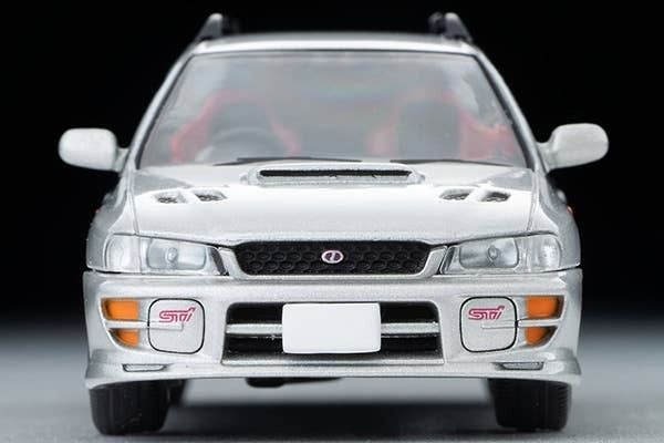 LV-N281c Subaru Impreza Pure Sports Wagon WRX STi Ver.V (Silver) 1998 model Tomytec Auto a Escala Diecast - Imagen 6