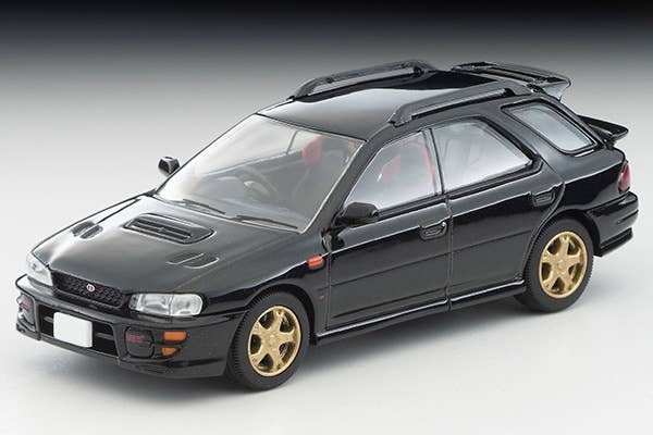 LV-N281d Subaru Impreza Pure Sports Wagon WRX STi Ver.V (Black) 1998 Takara Tomy Auto a Escala Diecast - Imagen 2