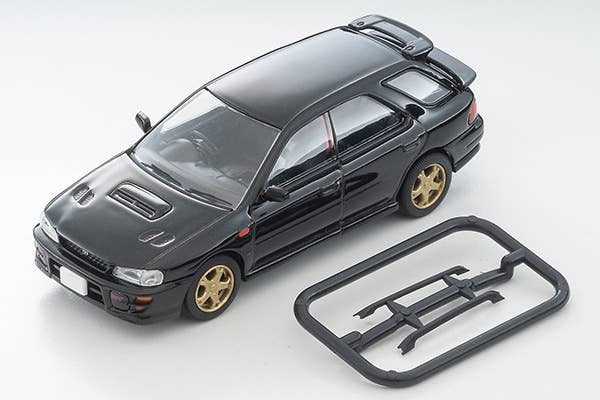 LV-N281d Subaru Impreza Pure Sports Wagon WRX STi Ver.V (Black) 1998 Takara Tomy Auto a Escala Diecast - Imagen 10