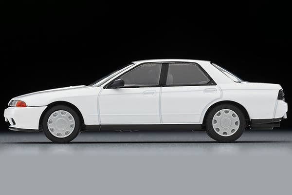 LV-N194d Nissan Skyline 4-door Sports Sedan GXi Type X (White) 1992 Model Tomytec Auto a Escala Diecast - Imagen 4
