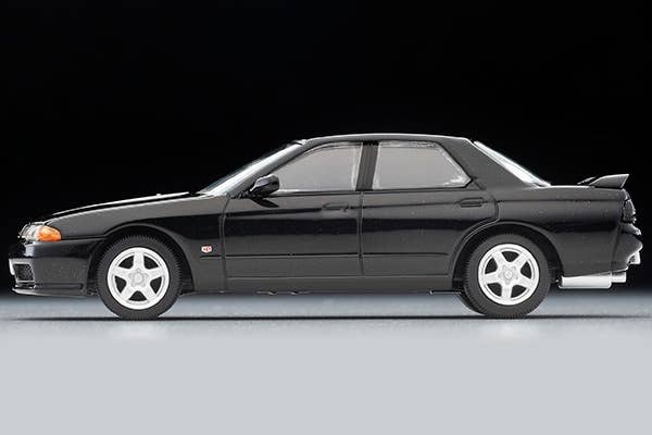 LV-N194c Nissan Skyline 4-door Sports Sedan GTS-t Type M (Black) Option Equipped Car 1992 Model Tomytec Auto a Escala Diecast - Imagen 4